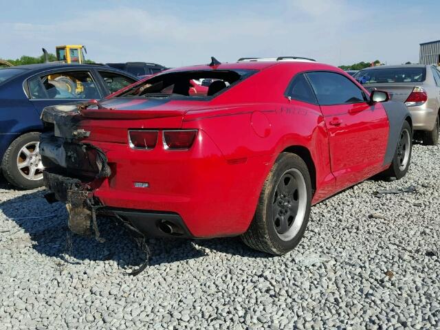 2G1FA1E33D9224478 - 2013 CHEVROLET CAMARO LS RED photo 4