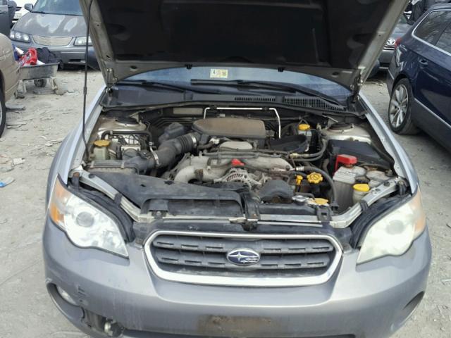 4S4BP61C477327949 - 2007 SUBARU LEGACY OUT SILVER photo 7