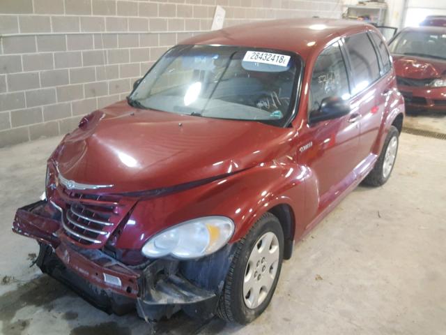 3A4FY58B16T302442 - 2006 CHRYSLER PT CRUISER MAROON photo 2