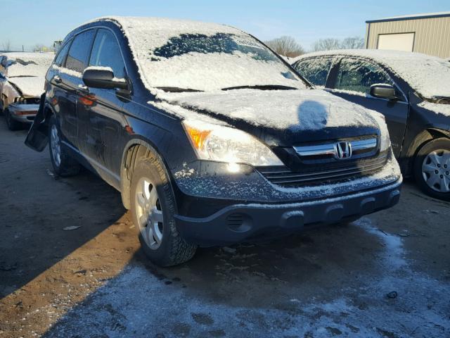 JHLRE48557C054888 - 2007 HONDA CR-V EX BLACK photo 1