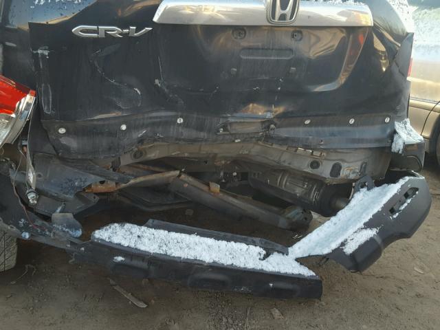 JHLRE48557C054888 - 2007 HONDA CR-V EX BLACK photo 9