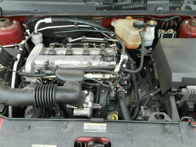 1G1ZS58F17F248846 - 2007 CHEVROLET MALIBU LS ბურგუნდია ფოტო 7