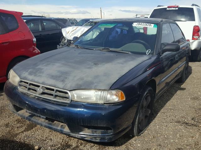 4S3BD4352W7210692 - 1998 SUBARU LEGACY L BLUE photo 2