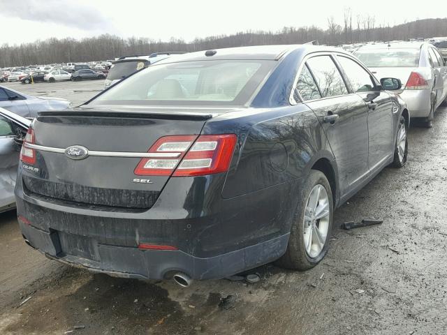 1FAHP2E83DG147361 - 2013 FORD TAURUS SEL BLACK photo 4