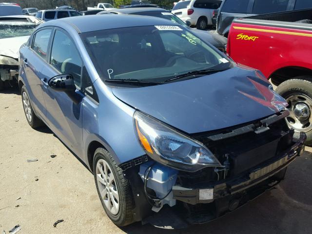 KNADM4A30G6558599 - 2016 KIA RIO LX BLUE photo 1