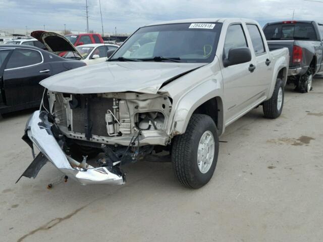 1GCDT136258154037 - 2005 CHEVROLET COLORADO TAN photo 2