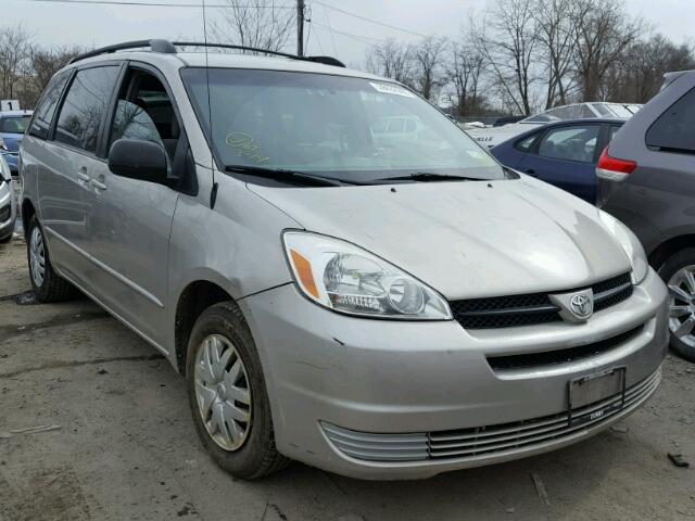 5TDZA23C44S218984 - 2004 TOYOTA SIENNA CE SILVER photo 1