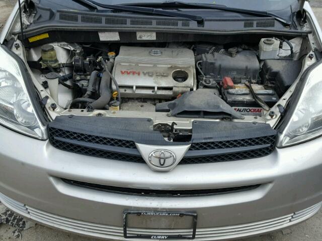 5TDZA23C44S218984 - 2004 TOYOTA SIENNA CE SILVER photo 7