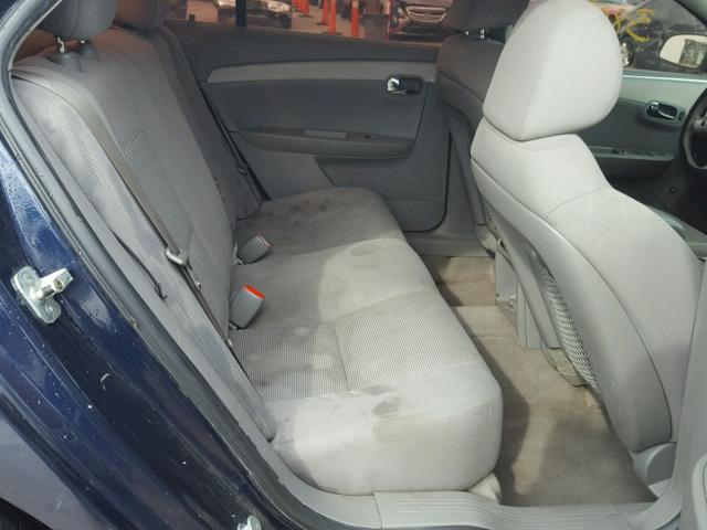 1G1ZA5E08A4101400 - 2010 CHEVROLET MALIBU LS ლურჯი ფოტო 6