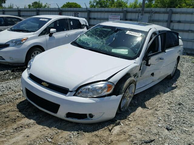 2G1WC5EM5A1236586 - 2010 CHEVROLET IMPALA LTZ WHITE photo 2