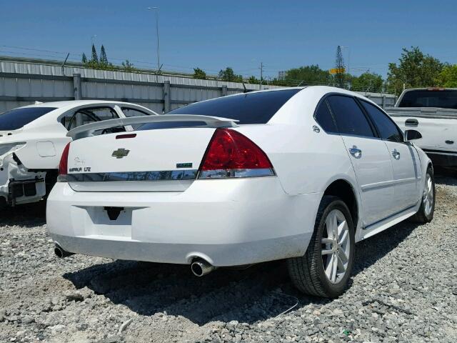 2G1WC5EM5A1236586 - 2010 CHEVROLET IMPALA LTZ WHITE photo 4