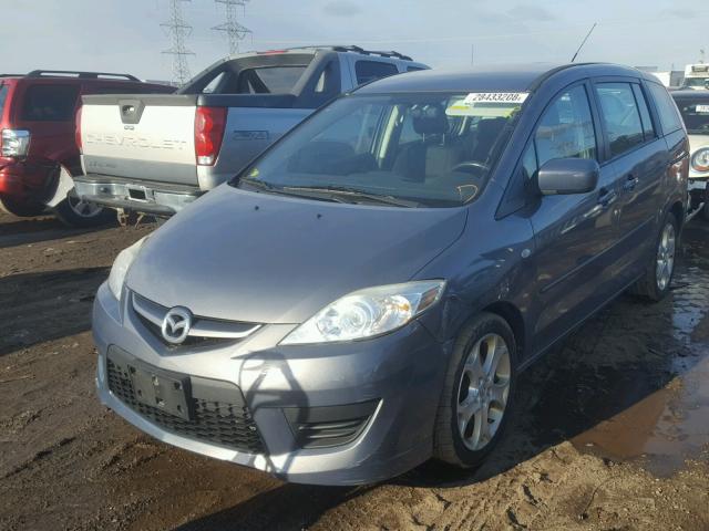 JM1CR293X80312771 - 2008 MAZDA 5 GRAY photo 2