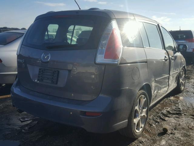 JM1CR293X80312771 - 2008 MAZDA 5 GRAY photo 4