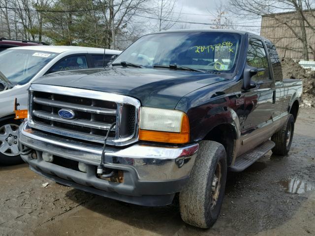 1FTNX21F91ED83599 - 2001 FORD F250 SUPER GREEN photo 2