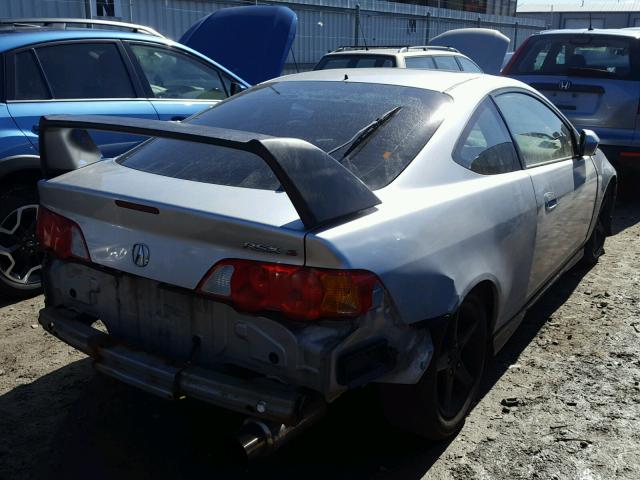 JH4DC53073S002434 - 2003 ACURA RSX TYPE-S GRAY photo 4