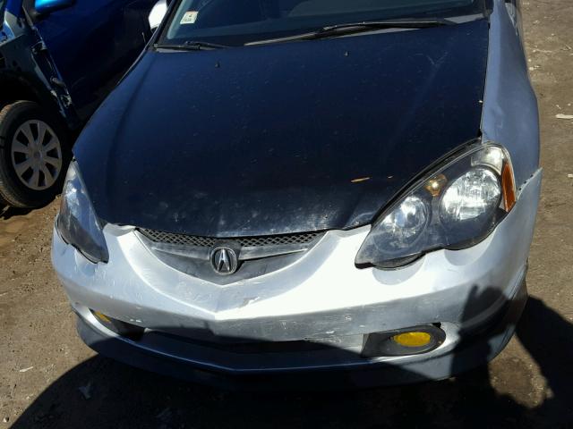 JH4DC53073S002434 - 2003 ACURA RSX TYPE-S GRAY photo 7