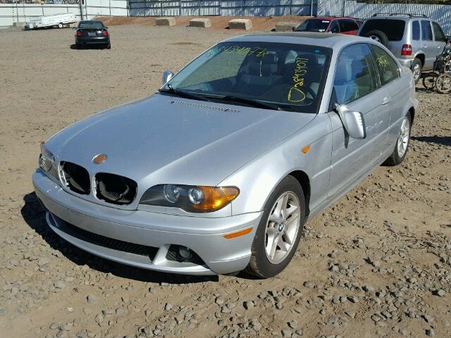 WBABD33404PL04422 - 2004 BMW 325 CI SILVER photo 2