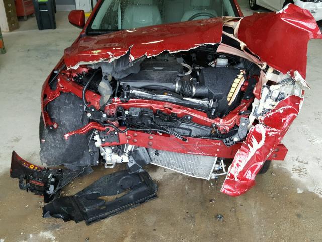 1G6AA5RA0G0117424 - 2016 CADILLAC ATS RED photo 9