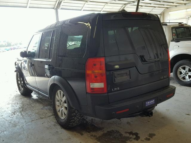 SALAD25486A398795 - 2006 LAND ROVER LR3 SE BLACK photo 3