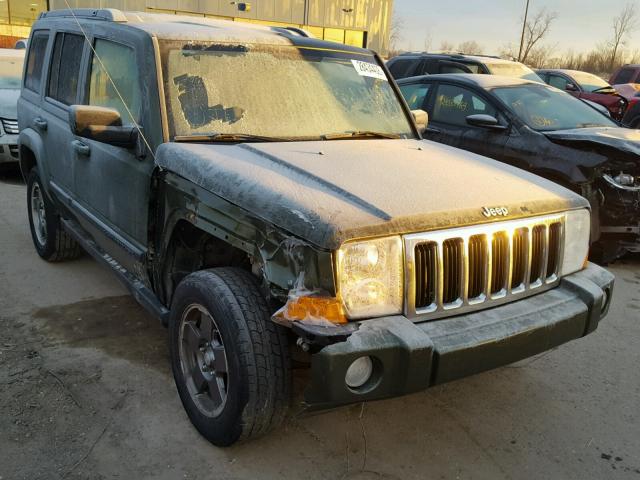 1J8HG48KX8C111332 - 2008 JEEP COMMANDER GREEN photo 1