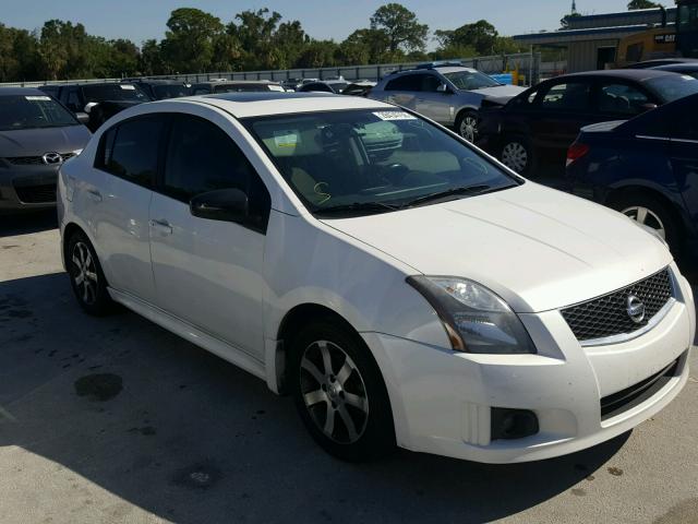 3N1AB6AP4CL611253 - 2012 NISSAN SENTRA 2.0 WHITE photo 1