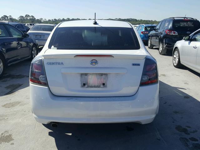 3N1AB6AP4CL611253 - 2012 NISSAN SENTRA 2.0 WHITE photo 9