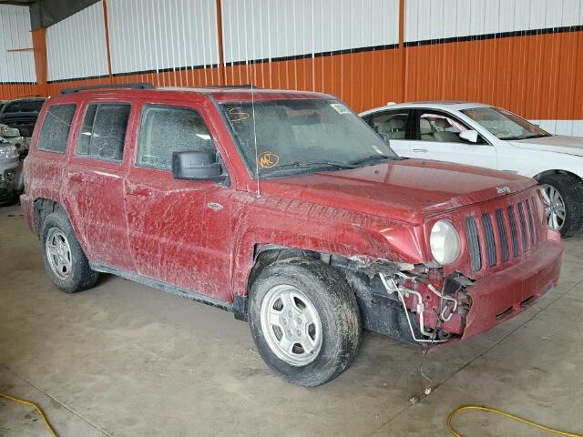 1J4NF2GB1AD636356 - 2010 JEEP PATRIOT SP RED photo 1