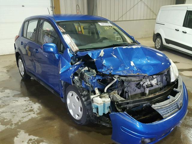 3N1BC13E17L391284 - 2007 NISSAN VERSA S BLUE photo 1