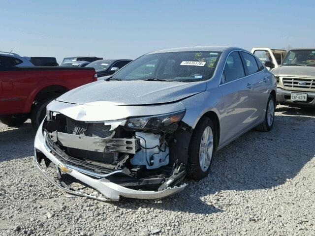 1G1ZD5ST6JF139122 - 2018 CHEVROLET MALIBU LT SILVER photo 2