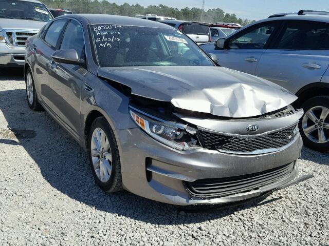 5XXGT4L37HG147705 - 2017 KIA OPTIMA LX GRAY photo 1