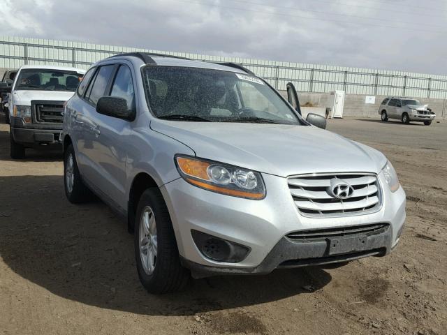 5NMSG3AB9AH394332 - 2010 HYUNDAI SANTA FE G SILVER photo 1