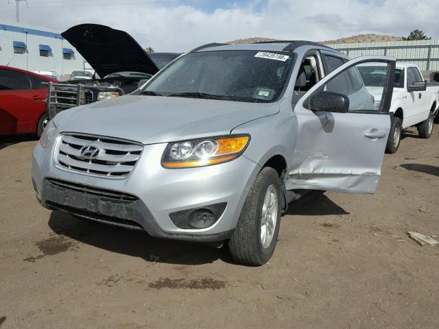 5NMSG3AB9AH394332 - 2010 HYUNDAI SANTA FE G SILVER photo 2