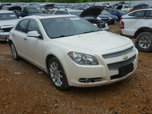 1G1ZE5E77AF133034 - 2010 CHEVROLET MALIBU WHITE photo 1