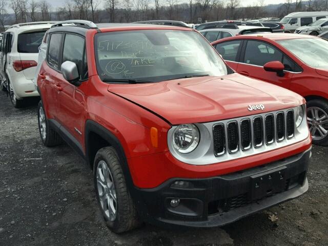 ZACCJBDT7GPD11519 - 2016 JEEP RENEGADE L RED photo 1