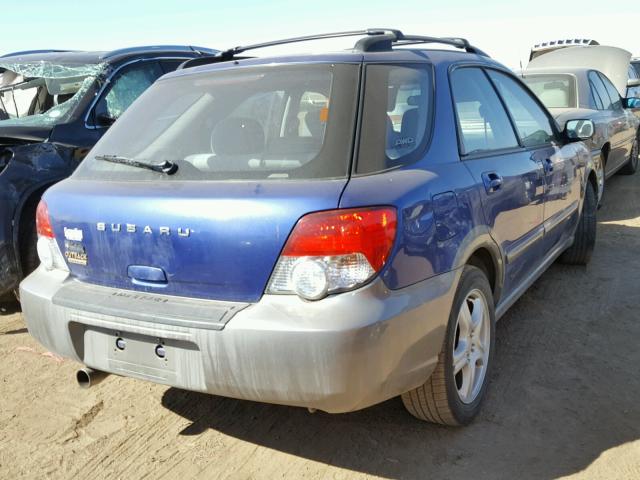 JF1GG68584G814400 - 2004 SUBARU IMPREZA OU BLUE photo 4