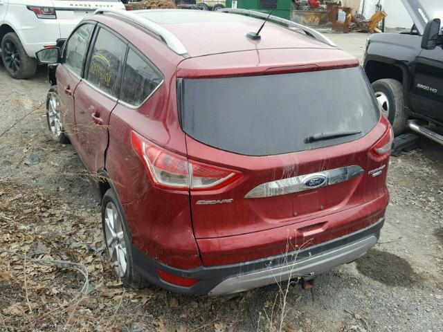 1FMCU9J9XGUA17048 - 2016 FORD ESCAPE TIT RED photo 3