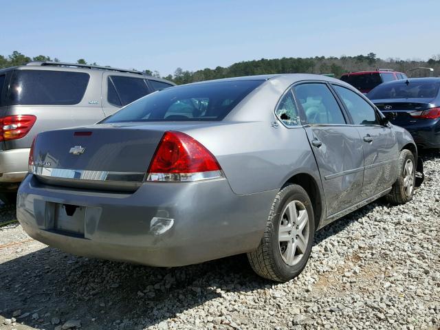 2G1WB55K869114752 - 2006 CHEVROLET IMPALA LS GRAY photo 4