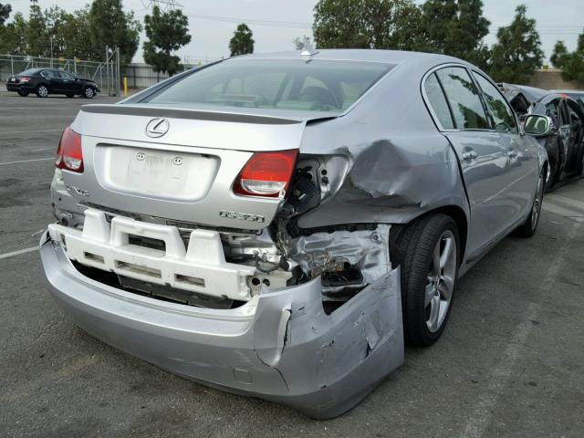 JTHBE1KS2A0049229 - 2010 LEXUS GS 350 SILVER photo 4