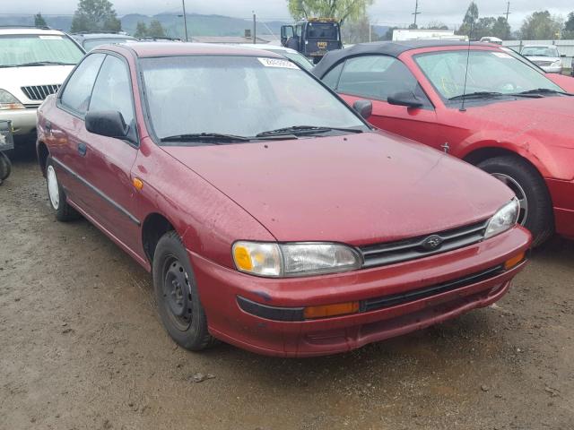 JF1GC2244RK534790 - 1994 SUBARU IMPREZA L RED photo 1