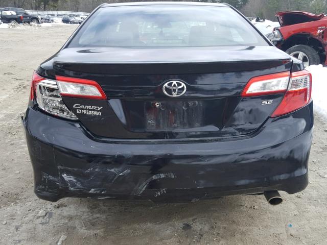 4T1BF1FKXDU216955 - 2013 TOYOTA CAMRY L BLACK photo 9