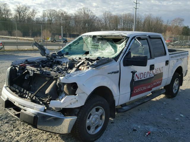 1FTEW1E84AFA29217 - 2010 FORD F150 SUPER WHITE photo 2