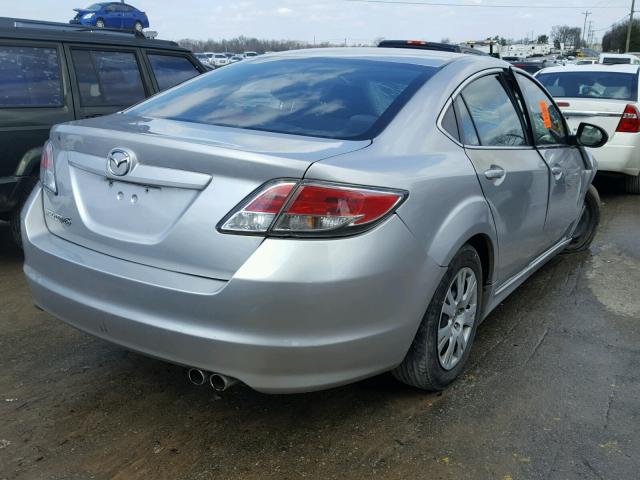 1YVHZ8BH3C5M31346 - 2012 MAZDA 6 I SILVER photo 4