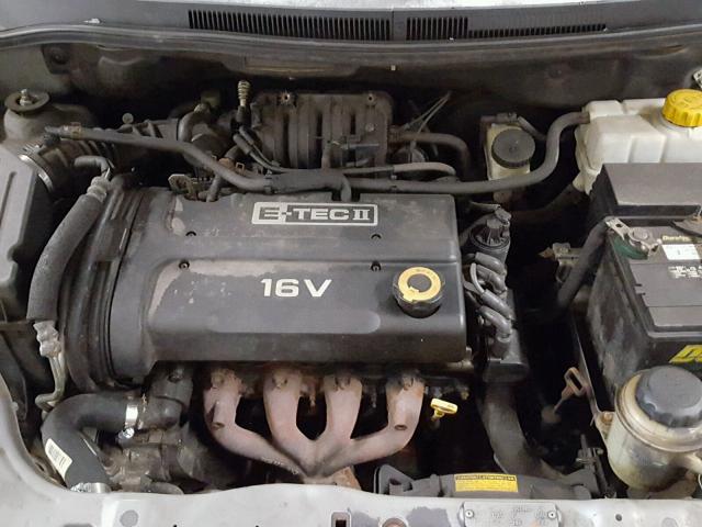 KL1TD56608B137327 - 2008 CHEVROLET AVEO BASE Gümüş fotoğraf 7