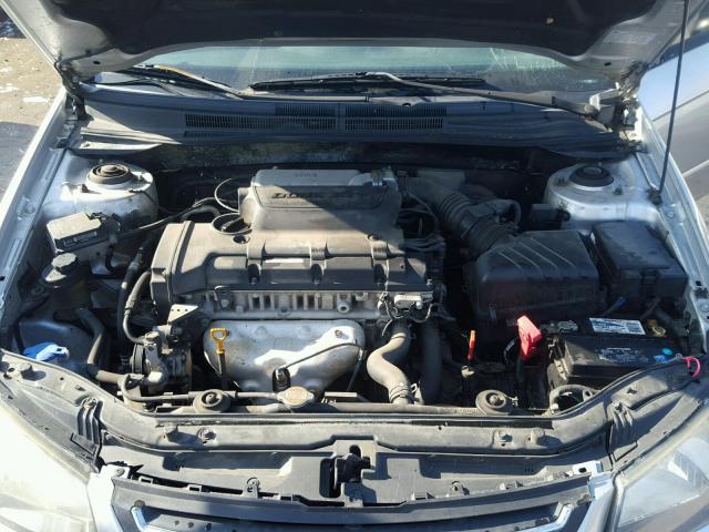 KNAFE221095631146 - 2009 KIA SPECTRA EX SILVER photo 7