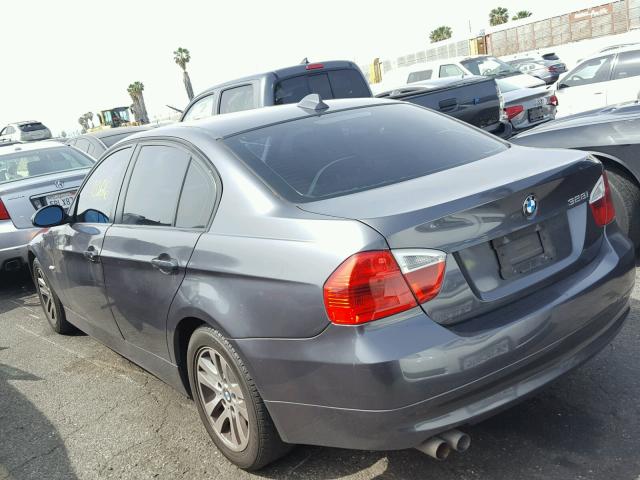 WBAVA37537NL13351 - 2007 BMW 328 I GRAY photo 3