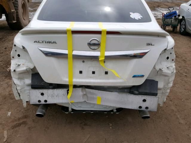 1N4AL3AP8DC273044 - 2013 NISSAN ALTIMA 2.5 WHITE photo 9