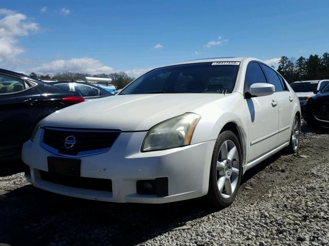 1N4BA41E87C838217 - 2007 NISSAN MAXIMA SE WHITE photo 2