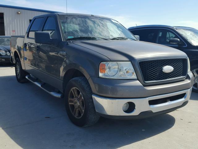 1FTPW12566FA27057 - 2006 FORD F150 SUPER GRAY photo 1