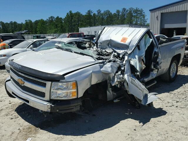 1GCRKSE74CZ176505 - 2012 CHEVROLET SILVERADO SILVER photo 2