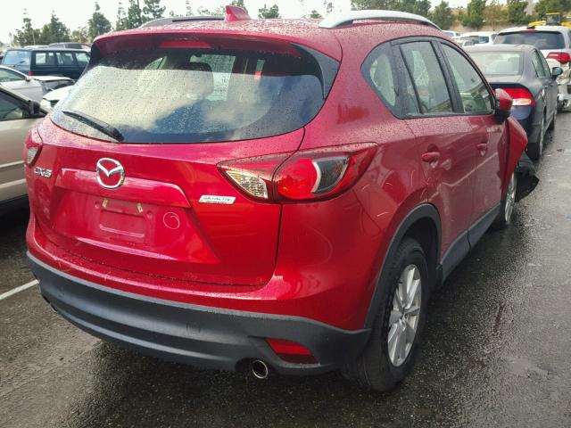 JM3KE2BE2E0345916 - 2014 MAZDA CX-5 SPORT RED photo 4